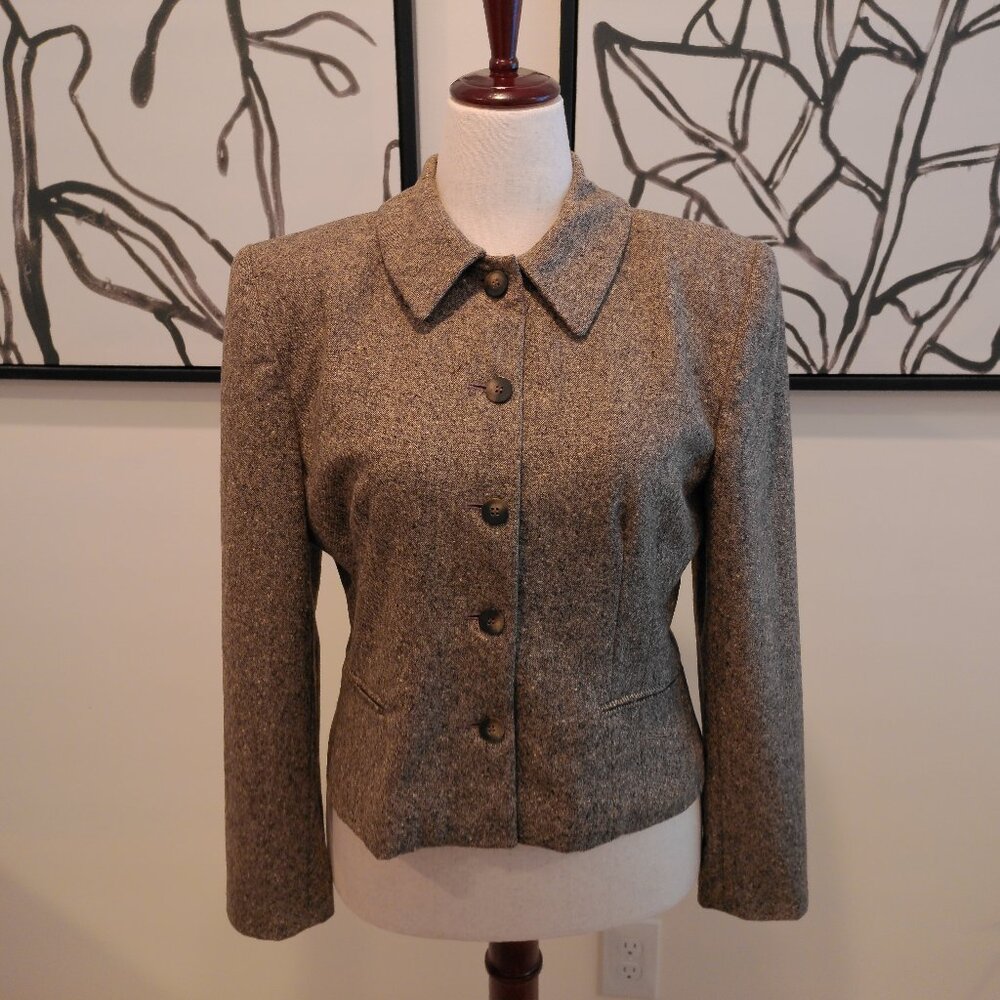 Ann Taylor Wool Cashmere Blend Blazer Sz 12